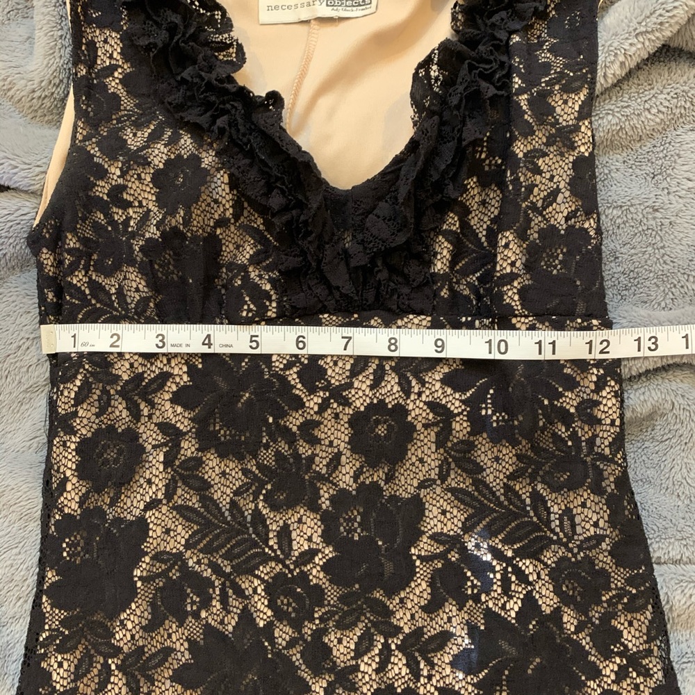 Vtg 90s 00s necessary objects lace dress - Picture 6 of 7